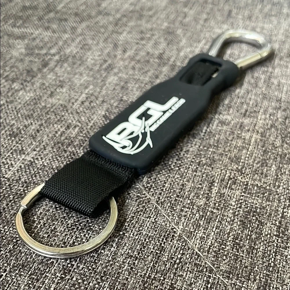 BGL Black Keychain with Silver Clip